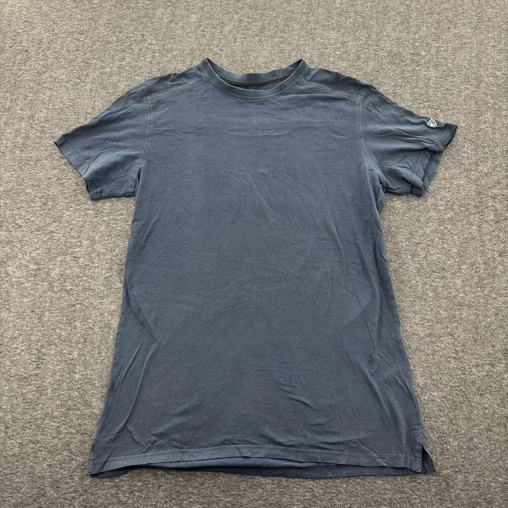 KUHL Wildfibre Blue Cotton T Shirt Men’s Medium Outdoors Hiking